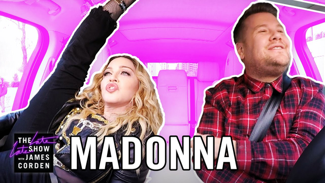 Madonna Carpool Karaoke - The Late Late Show with James Corden