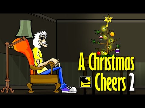 A CHRISTMAS CHEERS 2 - MaidenCartoons Christmas Card 2016 - by Val Andrade