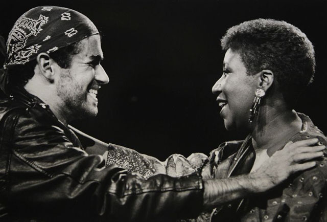 George Michael and Aretha Franklin