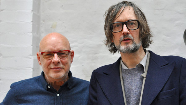 Brian Eno and Jarvis Cocker