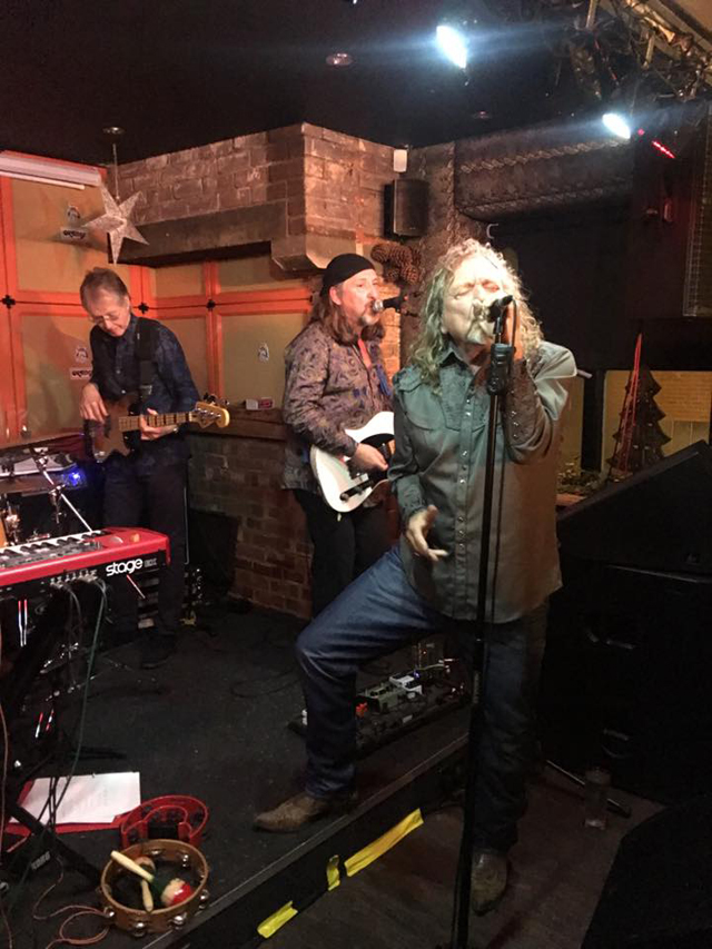 Robert Plant joined a band on stage in a pub on New Year’s Eve