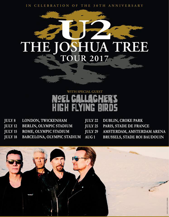 U2: The Joshua Tree Tour 2017