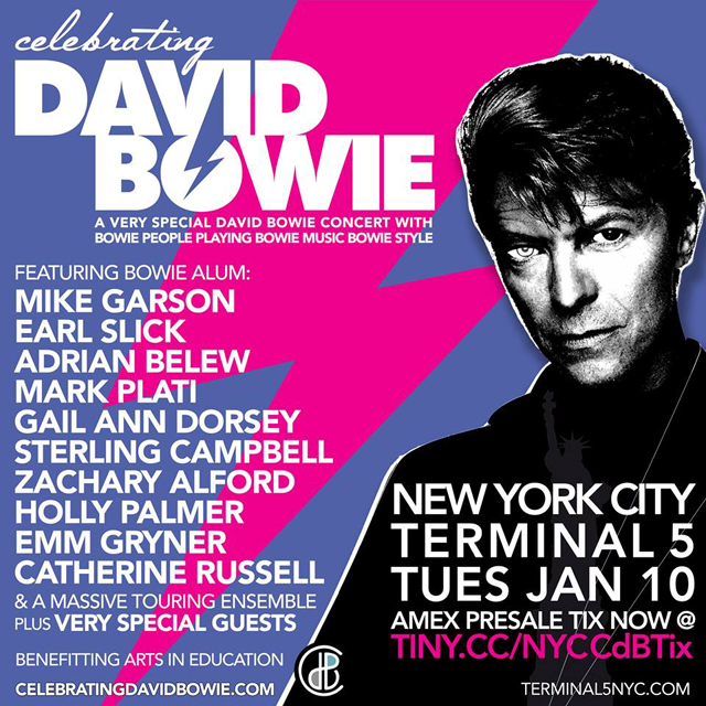 Celebrating David Bowie -  New York - Jan. 10, 2017