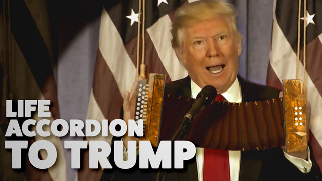 Life Accordion To Trump - huw parkinson