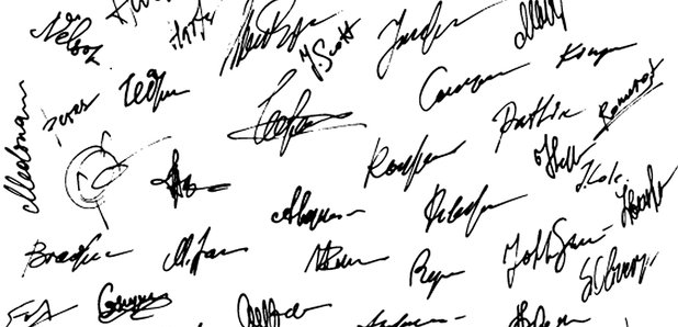 QUIZ: CAN YOU RECOGNISE THE ROCK STAR’S HANDWRITING? - Radio X