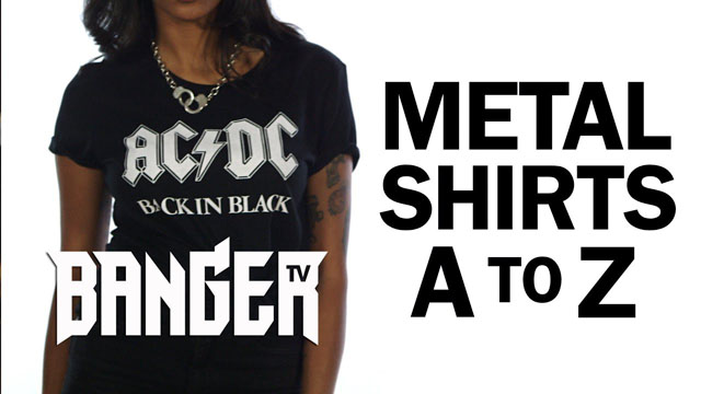 Metal T-shirts A to Z - BANGER