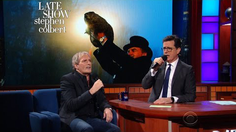 Michael Bolton and Stephen Colbert