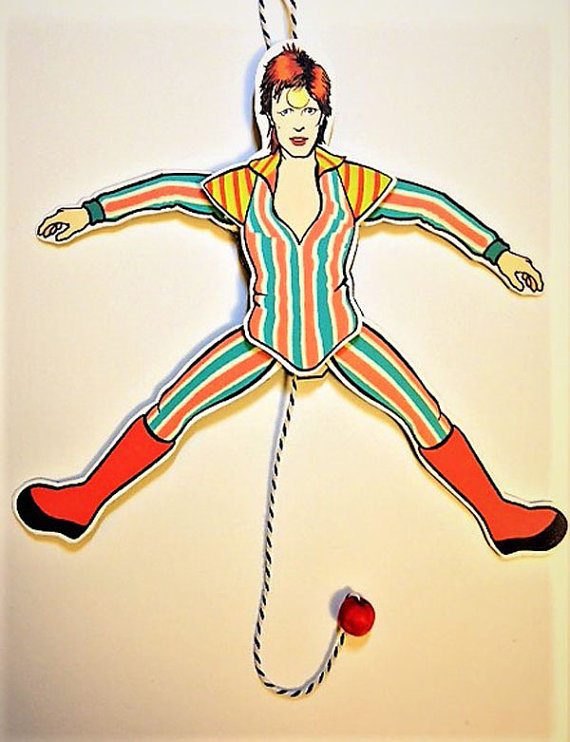 David Bowie 'Jumping Jack' Puppet Doll - HeyKidsRocknRoll
