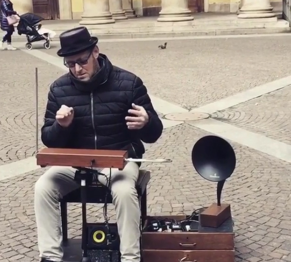 Street Musician - theremin performance