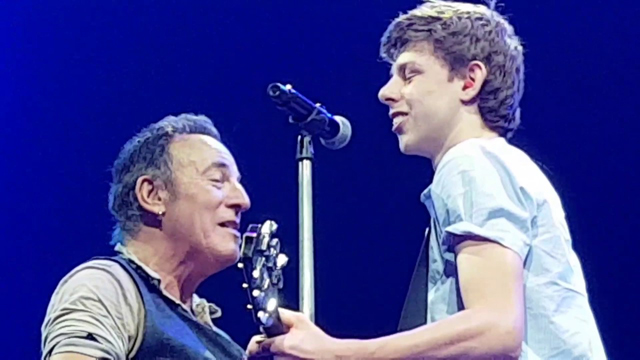 Bruce Springsteen and Nathan Testa