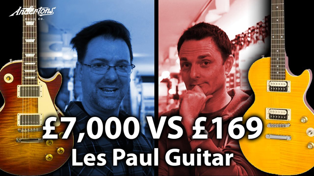 The Most Expensive Les Paul vs the Cheapest Les Paul Challenge! - Andertons Music Co