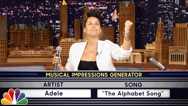 Wheel of Musical Impressions with Alicia Keys - The Tonight Show Starring Jimmy Fallon