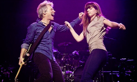 Jon Bon Jovi and Stephanie