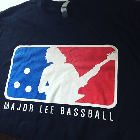 RUSH Tee. Geddy Lee. Major Lee Bassball - Fantoons