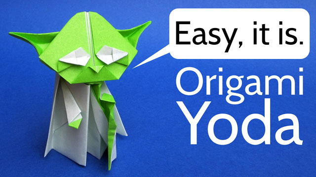 Origami Yoda Easy Tutorial - Star Wars Origami - Origami Plus