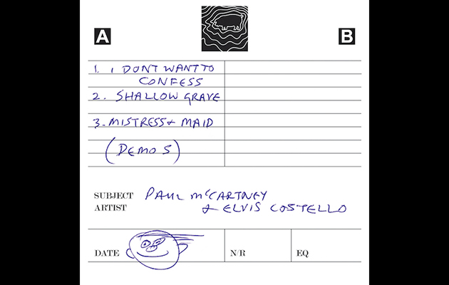 Paul McCartney - THE CASSETTE DEMOS WITH ELVIS COSTELLO - RECORD STORE DAY EXCLUSIVE