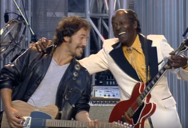Chuck Berry With Bruce Springsteen