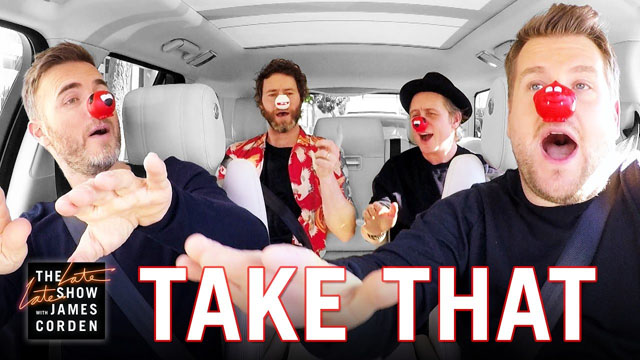 Comic Relief - Take That Carpool Karaoke: UK Red Nose Day Special Edition