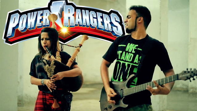 The Snake Charmer / POWER RANGERS THEME - MIGHTY MORPHIN BAGPIPE METAL COVER