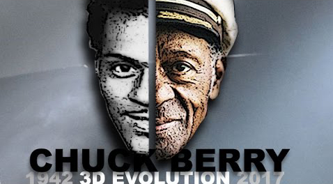The Great Evolution Of CHUCK BERRY 1940-2017 (Live 3D Effect) - Angel Nene