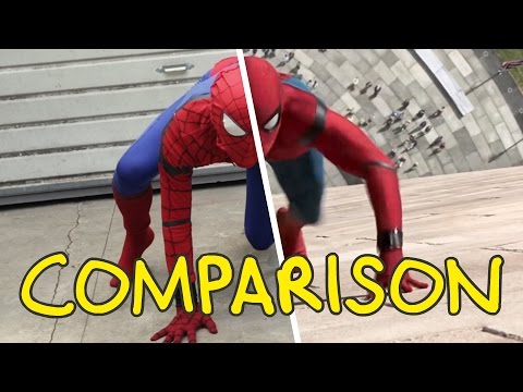 Spider-Man: Homecoming - Homemade Side by Side Comparison - CineFix