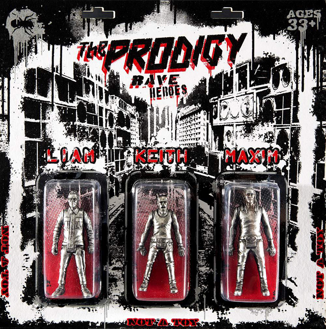 THE PRODIGY X RYCA ‘RAVE HEROES' CHROME ART FIGURE COLLABRATION
