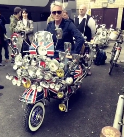 Paul Weller and Mods Scooter