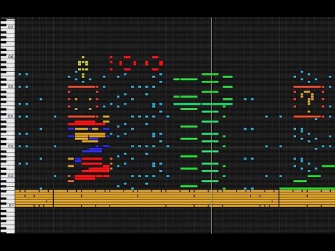 MIDI Drawing No. #22 - SUPER MARIO FTW (It's Raining Music!) - Mari Lesteberg