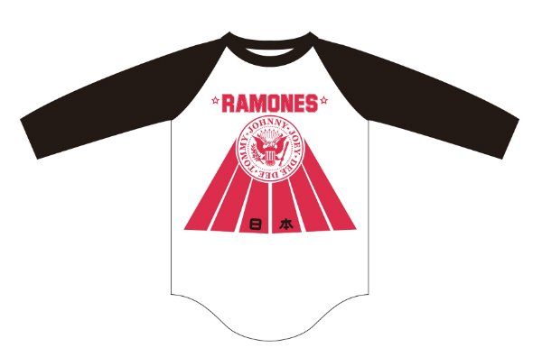 The Ramones / 1980 JAPAN TOUR RAGLAN T-SHIRT ver.1976