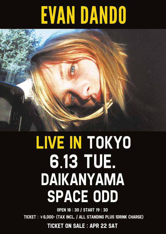 Evan Dando LIVE IN TOKYO