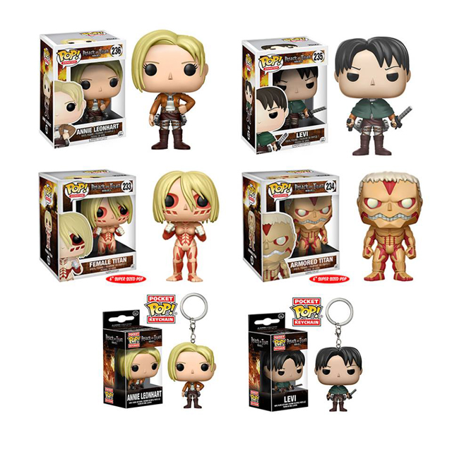 FUNKO - Attack on Titan Pop! Keychains! & Pop!s!