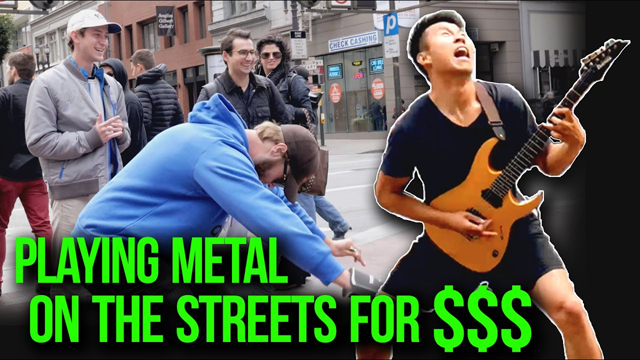 Playing Metal on The Streets For $$$ - RiffShop