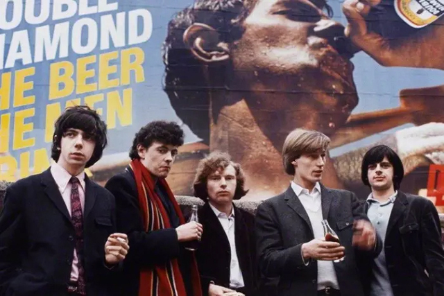 Them - Peter Bardens, Alan Henderson, Van Morrison, Billy Harrison, Pat McAuley in 1965