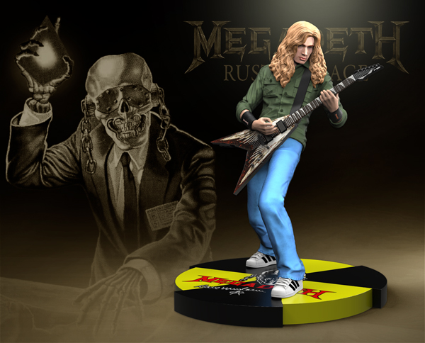 Dave Mustaine (Megadeth) Rock Iconz Statue