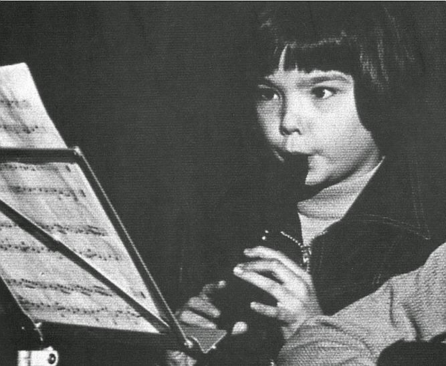 Bjork Playing Recorder