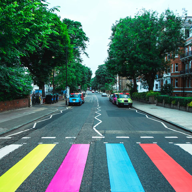 Abbey Road crossing × Sgt. Pepper