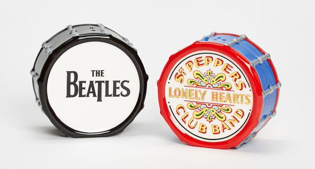 The Beatles Sgt Pepper Drum Salt and Pepper Shaker Set