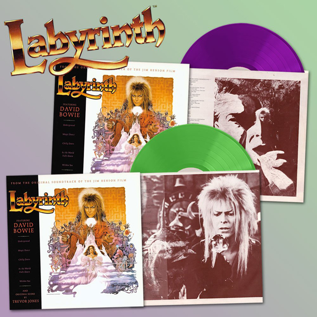 David Bowie & Trevor Jones / LABYRINTH SOUNDTRACK - LIMITED EDITION COLOR VINYL LP [LAVENDER] [GREEN]