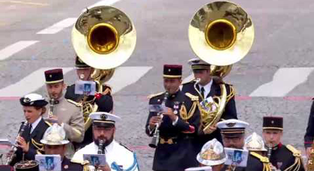 French army band medleys Daft Punk following Bastille Day parade