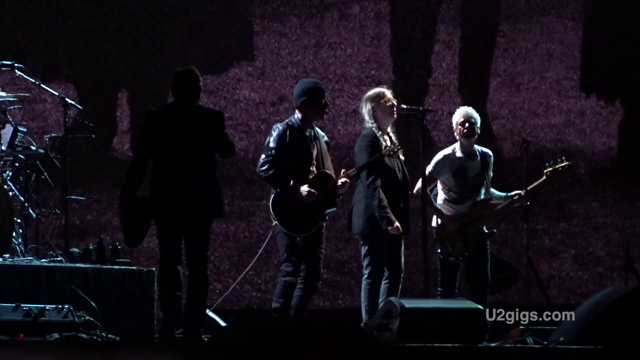 U2 with Patti Smith