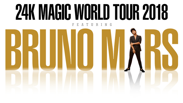 Bruno Mars 24K Magic World Tour 2018