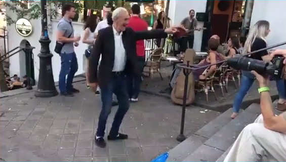 Old Man Rocks Out To Billie Jean