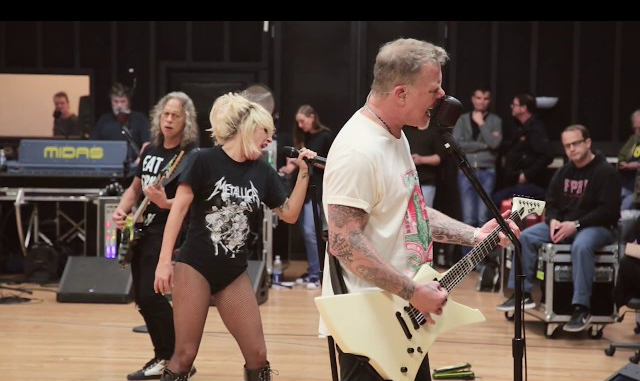 Metallica & Lady Gaga: Pre-Grammy Rehearsal