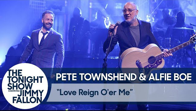 Pete Townshend and Alfie Boe