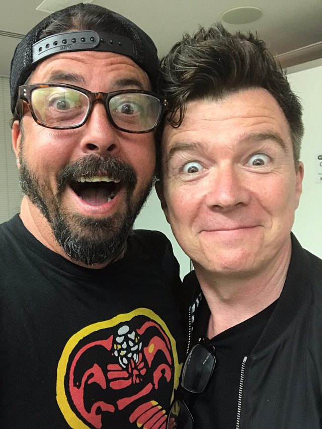 Rick Astley and Dave Grohl
