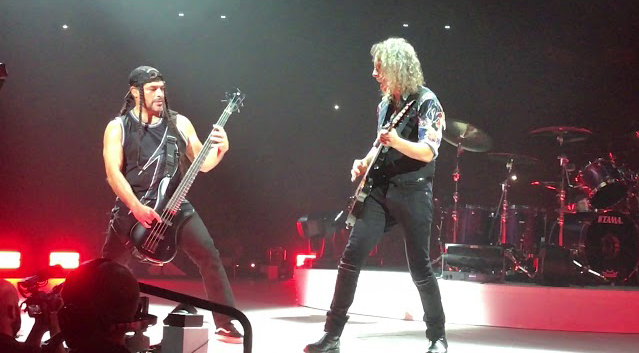 Kirk Hammett and  Robert Trujillo