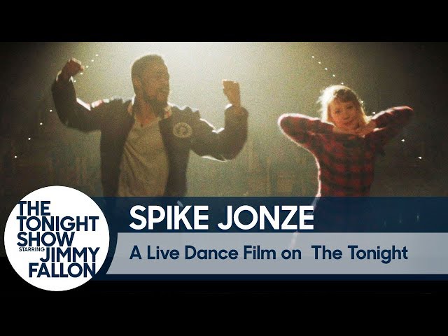 Spike Jonze Creates a Live Dance Film on The Tonight Show Set - The Tonight Show Starring Jimmy Fallon