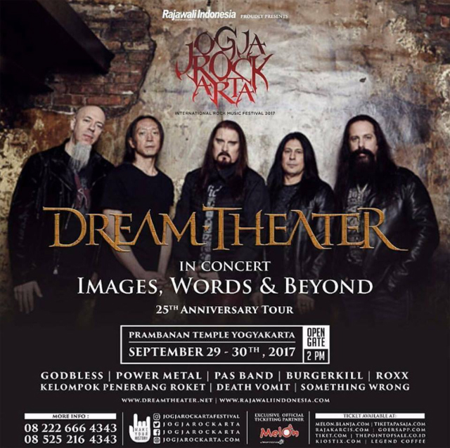 Dream Theater - Prambanan Temple Yogyakarta 2017