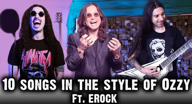 Ten Second Songs / 10 Songs in the Style of Ozzy Osbourne | feat. EROCK