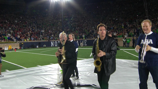 Chicago and University of Notre Dame Marching Band